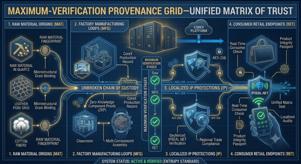 the Ipseal CoreX platform, powered by Entrupy