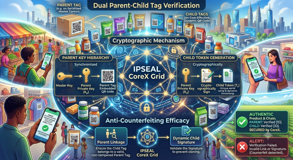 the Ipseal CoreX platform, our architecture powered by Entrupy establishes a bulletproof environment for global trade.