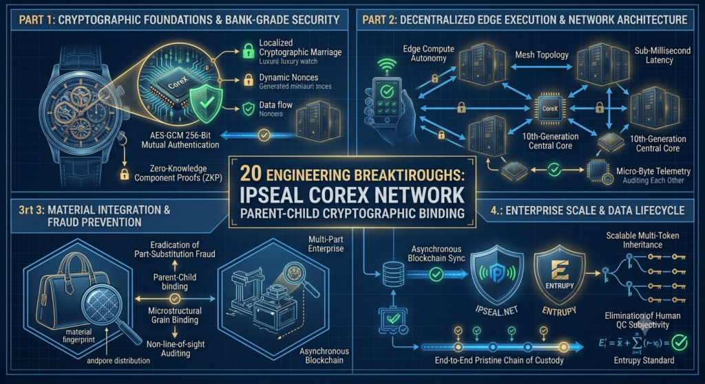 the Ipseal CoreX platform, our network powered by Entrupy establishes an uncopyable defense matrix