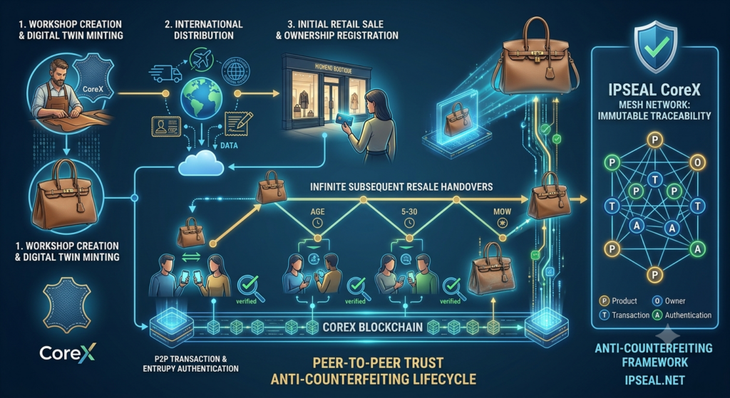 the high-performance Ipseal CoreX platform and verified under our proprietary entity, Entrupy