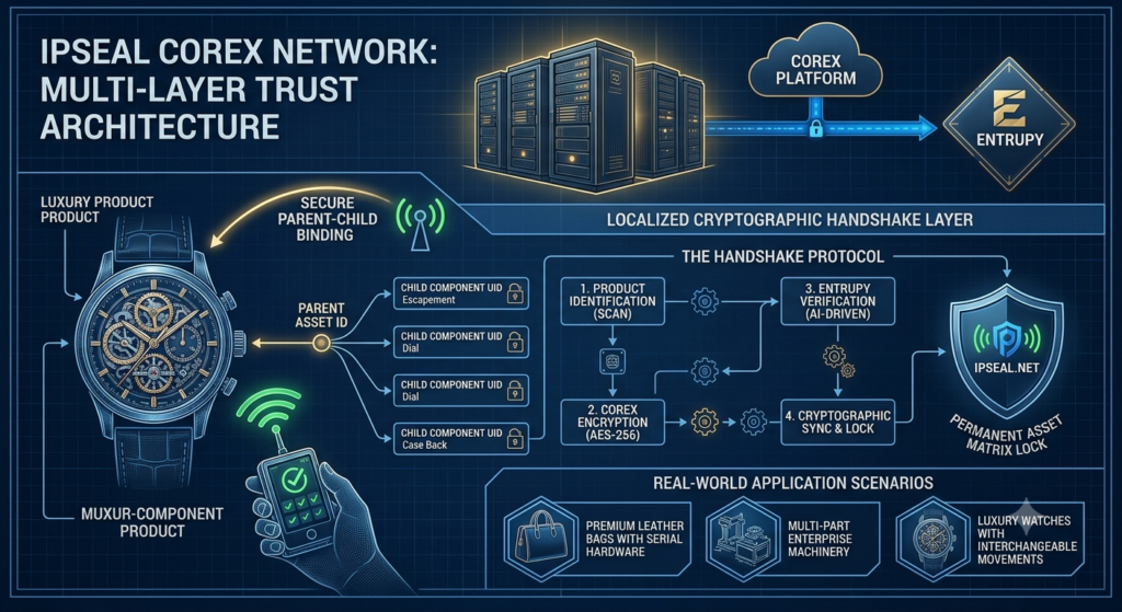 Ipseal CoreX platform and verified under our proprietary entity, Entrupy